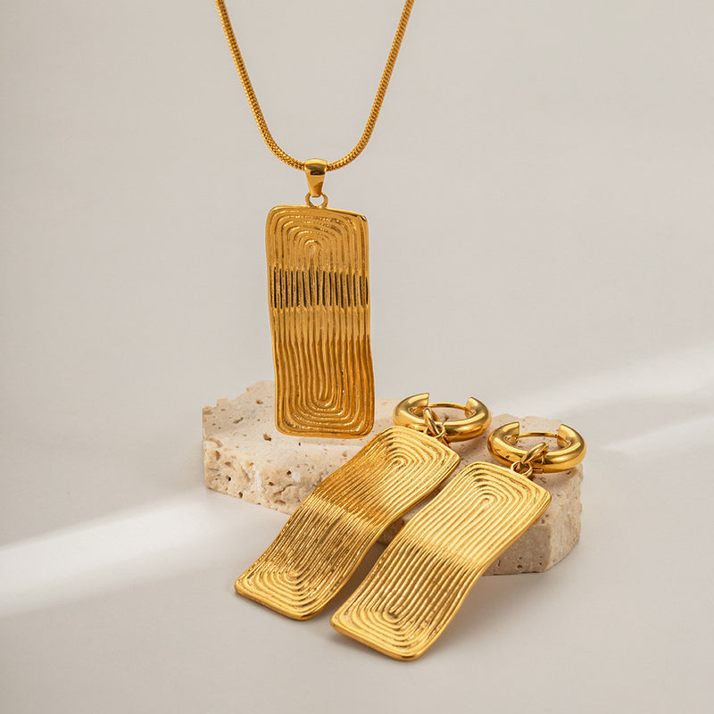 Modern Minimalist Bar  Earrings