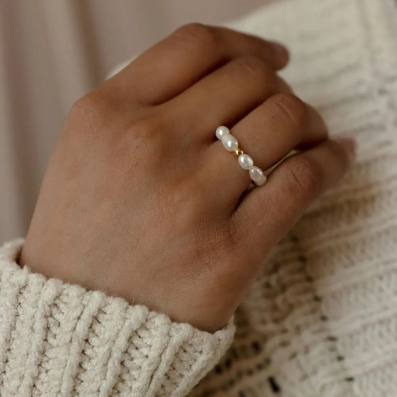 Pearl Finger Ring