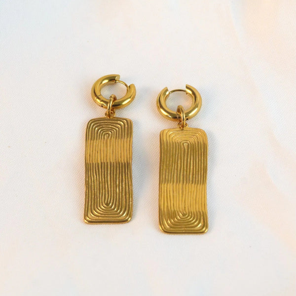 Modern Minimalist Bar  Earrings