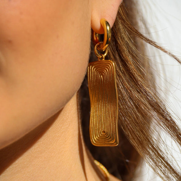 Modern Minimalist Bar  Earrings