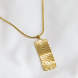 Modern Minimalist Bar Necklace