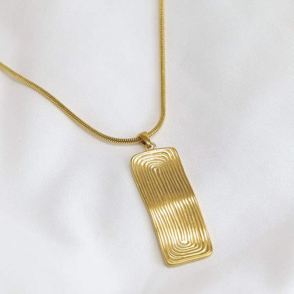 Modern Minimalist Bar Necklace