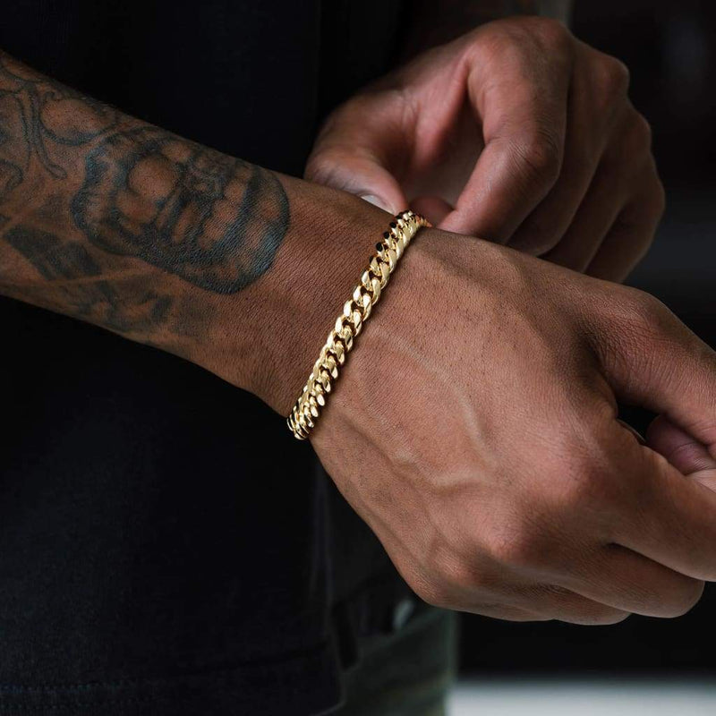 Miami Cuban Link Bracelet 7mm | The Ultimate Luxury – Liry's Jewelry